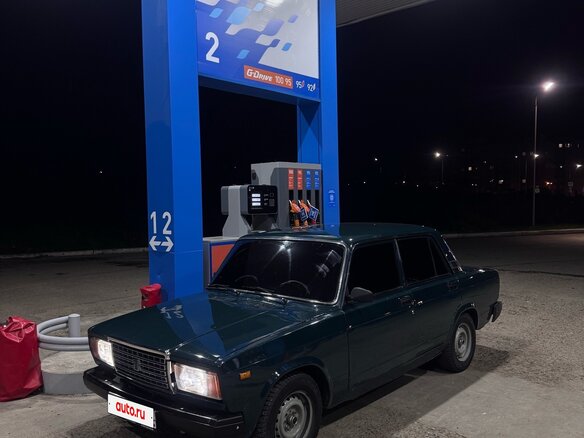 2007 Lada (ВАЗ) 2107, зелёный, 185000 рублей - вид 5