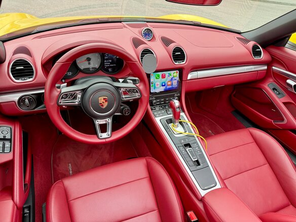 2020 Porsche Boxster S IV 718 (982), жёлтый, 8700000 рублей - вид 16