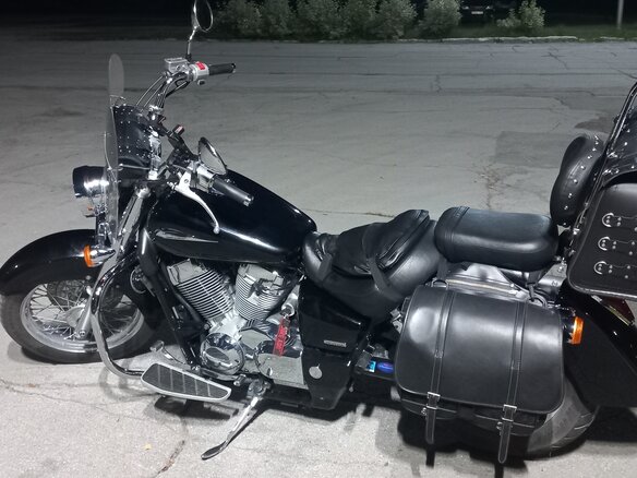 2007 Honda Shadow 750, чёрный, 590000 рублей - вид 8