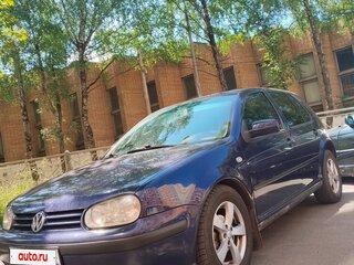2002 Volkswagen Golf IV, синий, 240000 рублей, вид 1