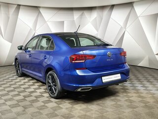2021 Volkswagen Polo VI, синий, 1549000 рублей, вид 4