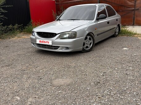 2005 Hyundai Accent ТагАЗ II, серебристый, 270000 рублей, вид 2