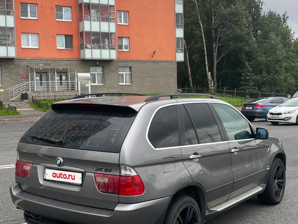 2006 BMW X5 4.4i I (E53) Рестайлинг, серый, 450000 рублей - вид 1