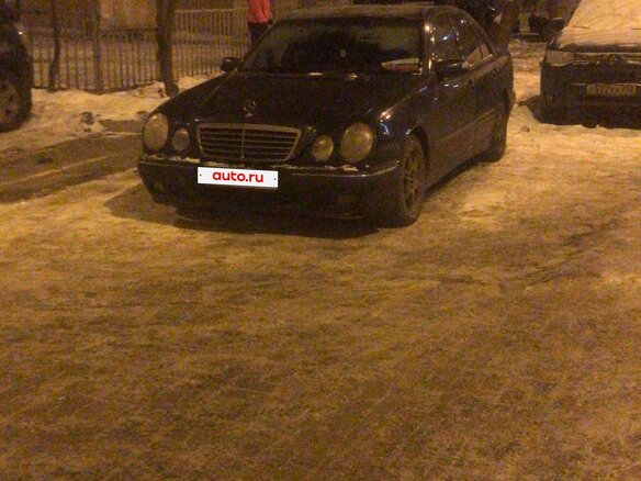 2001 Mercedes-Benz E-Класс 220 II (W210, S210) Рестайлинг, синий, 700000 рублей - вид 10