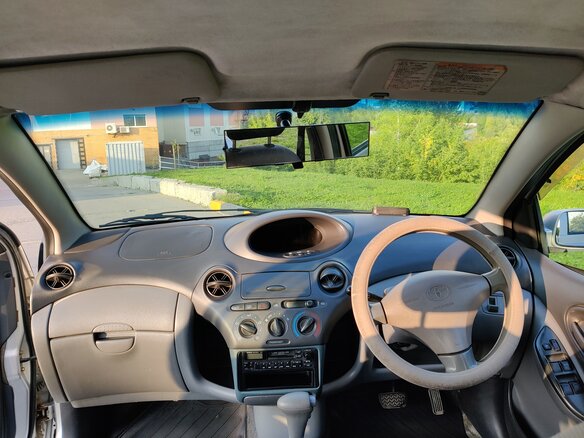 1999 Toyota Vitz I (P10), серебристый - вид 9