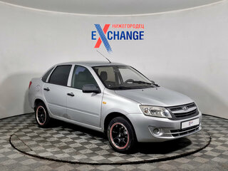 2013 Lada (ВАЗ) Granta I, серебристый, 240000 рублей, вид 2