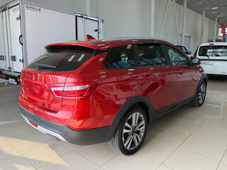 2021 Lada (ВАЗ) Vesta SW Cross I, красный, 1150000 рублей, вид 4