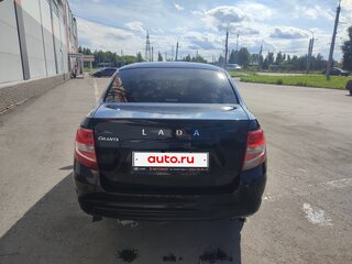 2018 Lada (ВАЗ) Granta I Рестайлинг, чёрный, 490000 рублей, вид 4