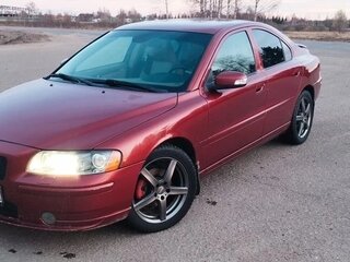 2008 Volvo S60 I Рестайлинг, красный, 740000 рублей, вид 1