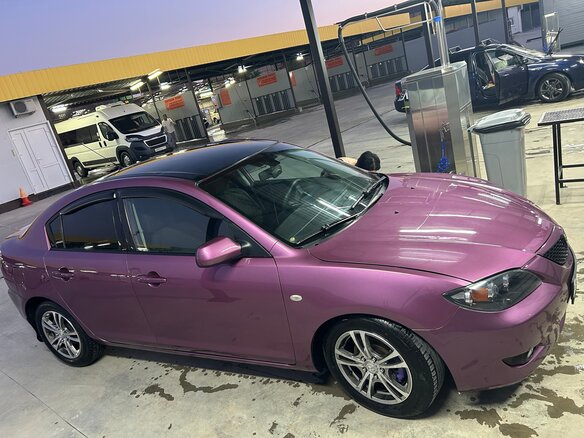2006 Mazda 3 I (BK) Рестайлинг, фиолетовый, 750000 рублей - вид 1