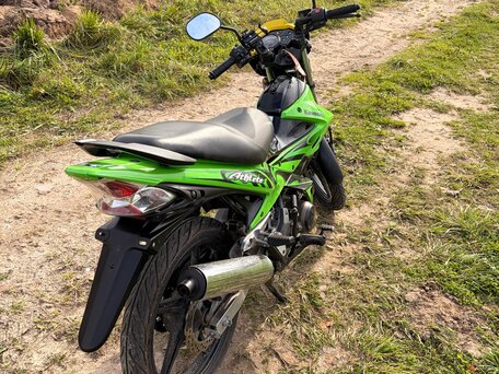 2013 Kawasaki Athlete, зелёный, 110000 рублей, вид 3