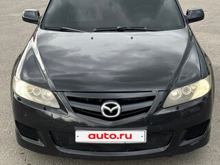 2006 Mazda 6 I (GG) Рестайлинг, чёрный, 710000 рублей, вид 3