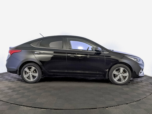 2017 Hyundai Solaris II, чёрный - вид 3