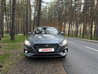 2017 Hyundai Solaris II, серый, 1420000 рублей, вид 1