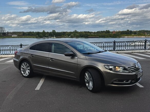 2012 Volkswagen Passat CC I Рестайлинг, бежевый - вид 2