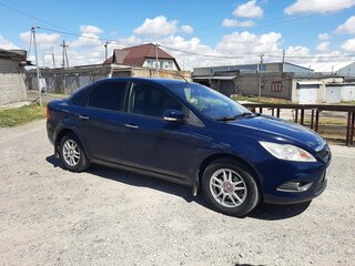 2009 Ford Focus II Рестайлинг, синий, 680000 рублей, вид 3