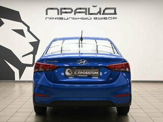 2018 Hyundai Solaris II, синий, 1440000 рублей, вид 4