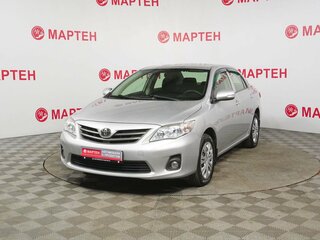 2013 Toyota Corolla X (E140, E150) Рестайлинг, серебристый, 1119000 рублей, вид 1