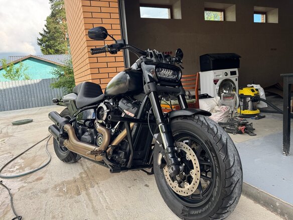 2019 Harley-Davidson Fat Bob, чёрный, 1700000 рублей - вид 7