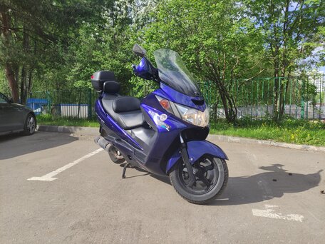 2004 Suzuki Burgman (SkyWave) 400, синий, 220000 рублей, вид 1