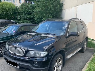 2005 BMW X5 4.4i I (E53) Рестайлинг, чёрный, 950000 рублей, вид 2