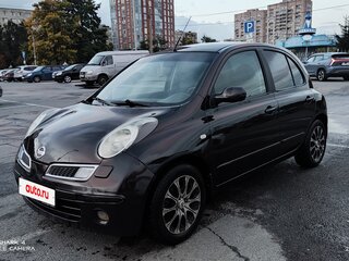 2008 Nissan Micra III (K12), фиолетовый, 525000 рублей, вид 2