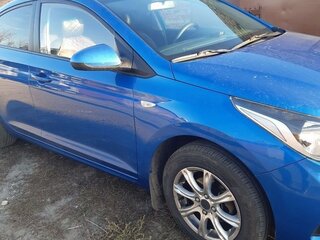 2017 Hyundai Solaris II, синий, 1200000 рублей, вид 5