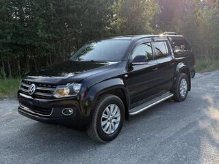 2013 Volkswagen Amarok Double Cab full-time I, чёрный, 1850000 рублей, вид 1