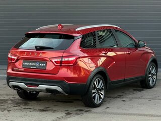 2019 Lada (ВАЗ) Vesta SW Cross I, красный, 1159000 рублей, вид 4