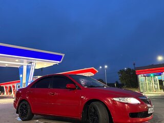 2006 Mazda 6 I (GG) Рестайлинг, красный, 430000 рублей, вид 4