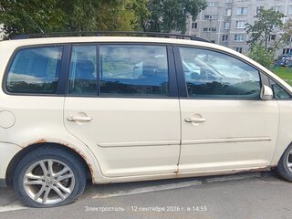 2007 Volkswagen Touran I Рестайлинг, бежевый, 380000 рублей, вид 2