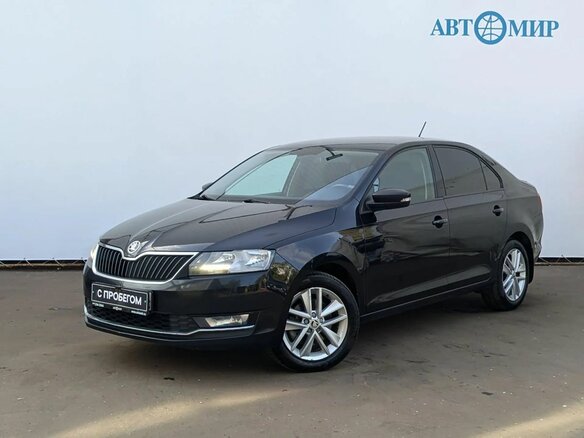 2019 Skoda Rapid I Рестайлинг, чёрный, 1219000 рублей