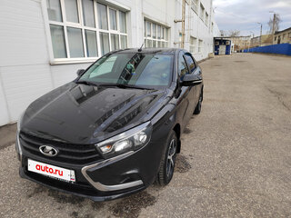 2017 Lada (ВАЗ) Vesta I, чёрный, 890000 рублей, вид 3