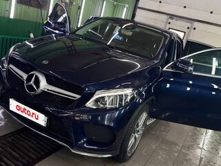 2018 Mercedes-Benz GLE Coupe 350 d I (C292), синий, 4800000 рублей, вид 2