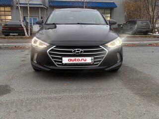 2017 Hyundai Elantra VI (AD), чёрный, 1280000 рублей, вид 2