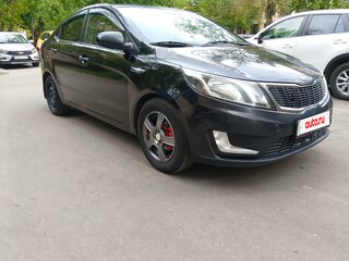 2012 Kia Rio 4-speed III, чёрный, 620000 рублей, вид 4