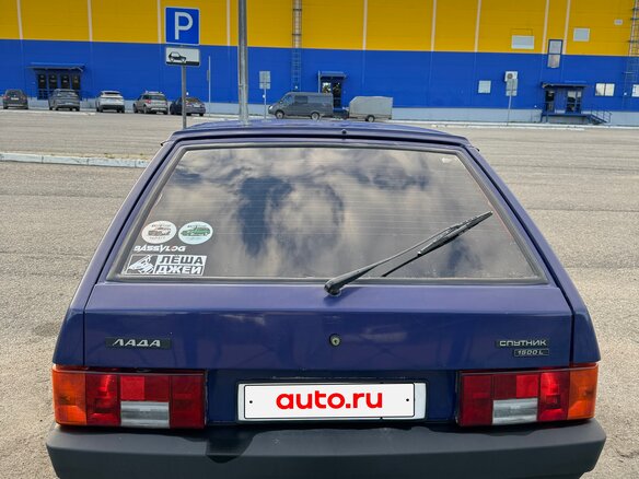 1998 Lada (ВАЗ) 2109, синий, 320000 рублей - вид 3