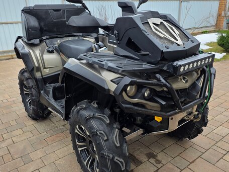 2015 BRP Can-Am Outlander MAX 1000R LTD, серый, 1250000 рублей, вид 2