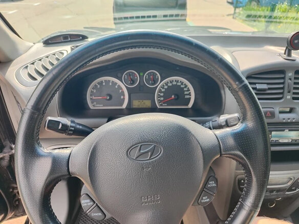 2008 Hyundai Santa Fe Classic Classic, чёрный, 750000 рублей - вид 4