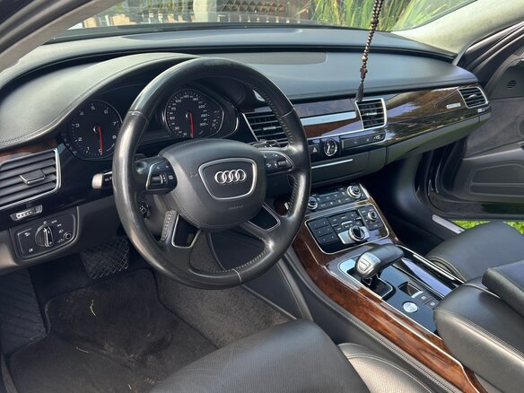 2014 Audi A8 Long III (D4) Рестайлинг, чёрный, 2070000 рублей - вид 6