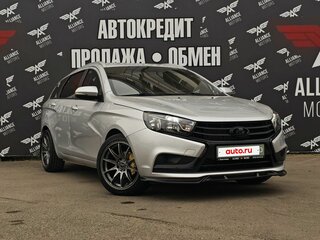 2018 Lada (ВАЗ) Vesta SW I, серебристый, 975000 рублей, вид 1
