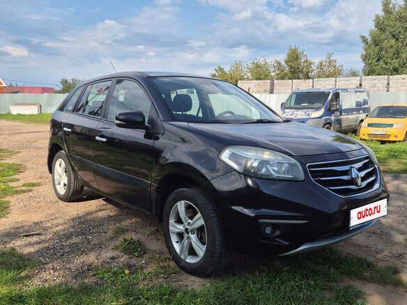 2012 Renault Koleos I Рестайлинг, чёрный - вид 2