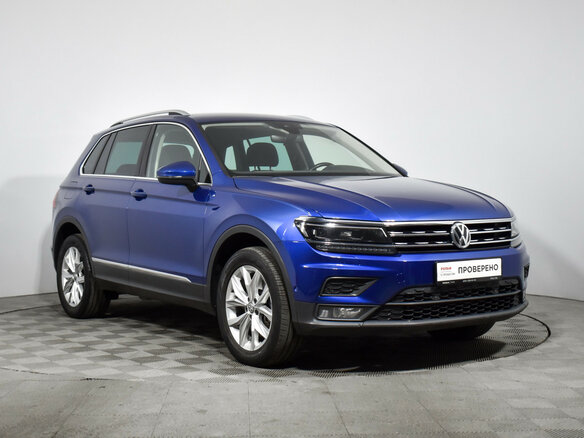 2020 Volkswagen Tiguan II, синий - вид 3