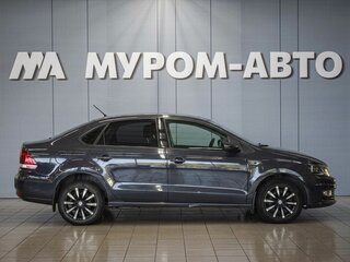 2016 Volkswagen Polo V Рестайлинг, серый, 990000 рублей, вид 5