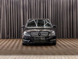 2012 Mercedes-Benz C-Класс 180 BlueEFFICIENCY III (W204) Рестайлинг, чёрный, 1315000 рублей, вид 2