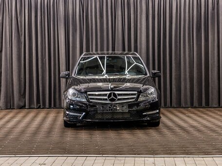 2012 Mercedes-Benz C-Класс 180 BlueEFFICIENCY III (W204) Рестайлинг, чёрный, 1315000 рублей, вид 2