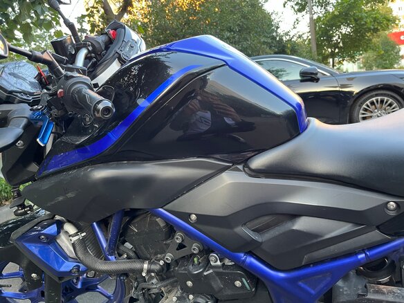 2018 Yamaha MT-03, синий, 420000 рублей - вид 12