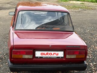 1997 Lada (ВАЗ) 2107, красный, 110000 рублей, вид 5