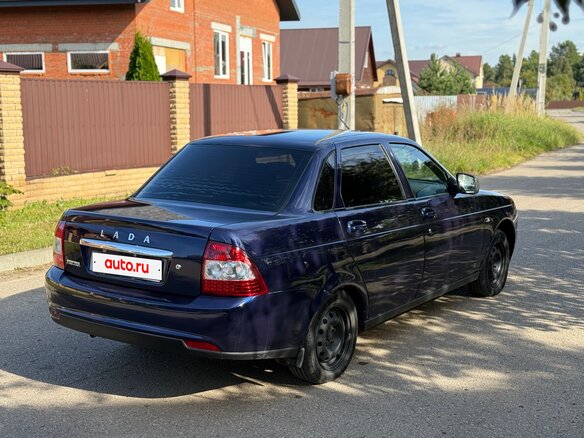 2012 Lada (ВАЗ) Priora I, синий, 385000 рублей - вид 4