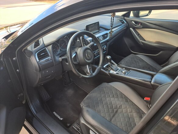 2016 Mazda 6 III (GJ) Рестайлинг, чёрный, 1590000 рублей - вид 5